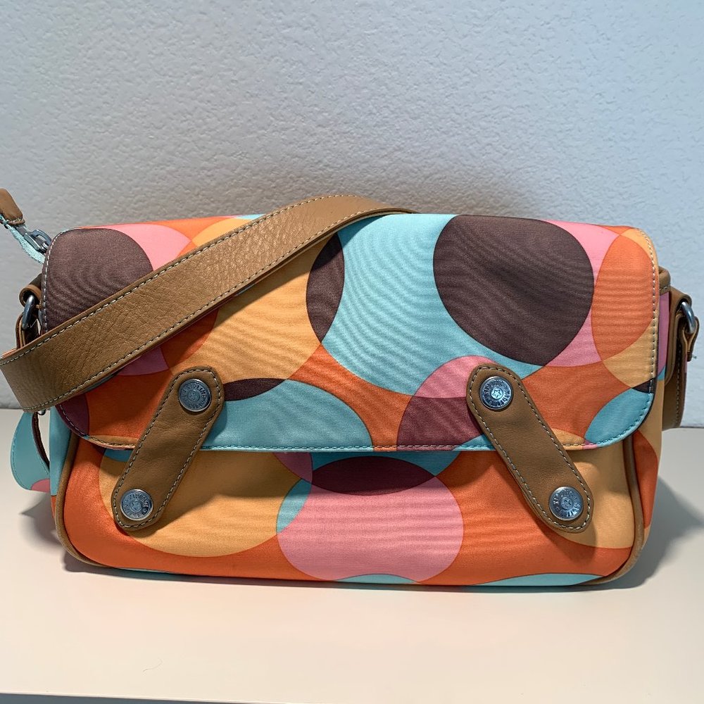 Kipling Nylon Multicolored Messenger Crossbody Bag